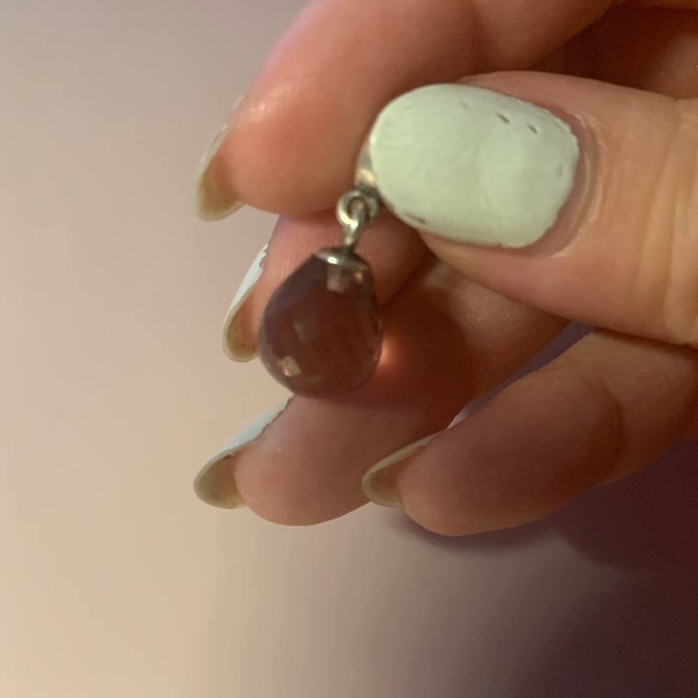Pandora Purple CZ Charm